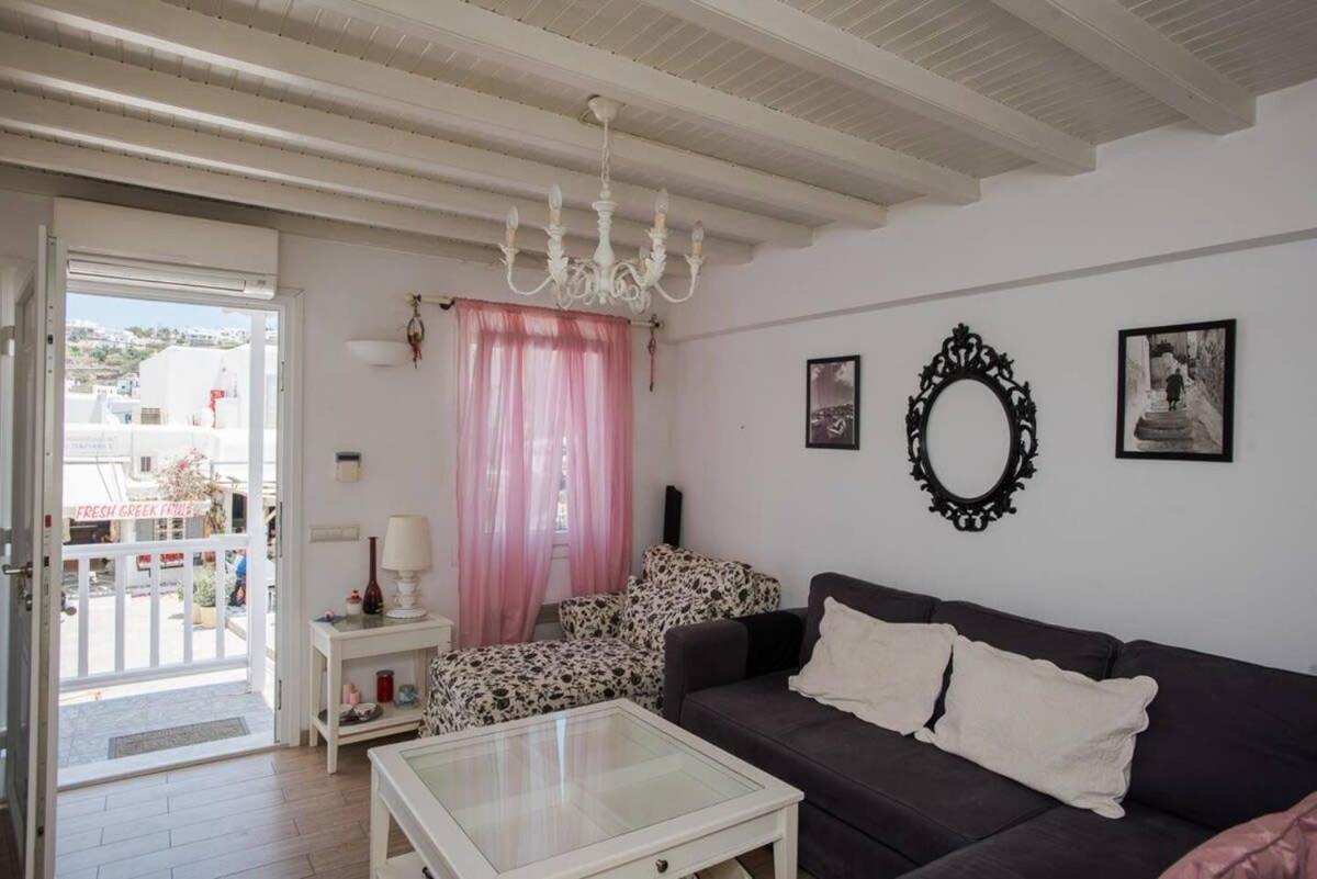 Delightful Mykonian Cycladic In Old Town Megali Ammos (Mykonos)